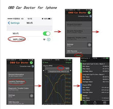Load image into Gallery viewer, ELM327 OBD2 WiFi Car Diagnostic Engine Scan Tool Code Reader
