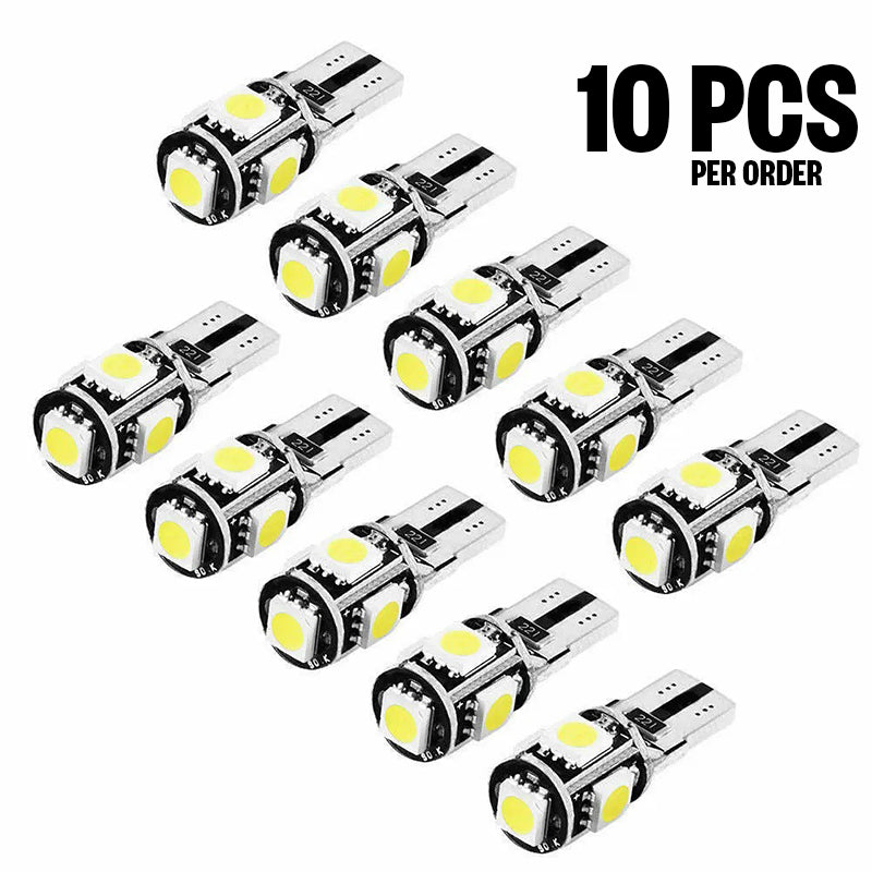 White CANBUS LED T10 5SMD Parker Number Plate LED Bulbs Accessories