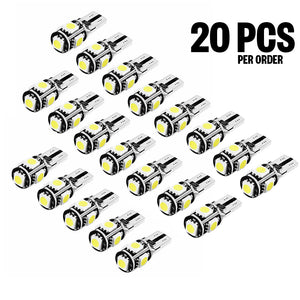 White CANBUS LED T10 5SMD Parker Number Plate LED Bulbs Accessories