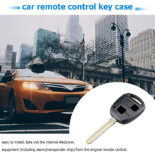 Load image into Gallery viewer, Toyota Avalon 2 Buttons Key Fob Case Replacement Key Shell Case Blade One Click Shop