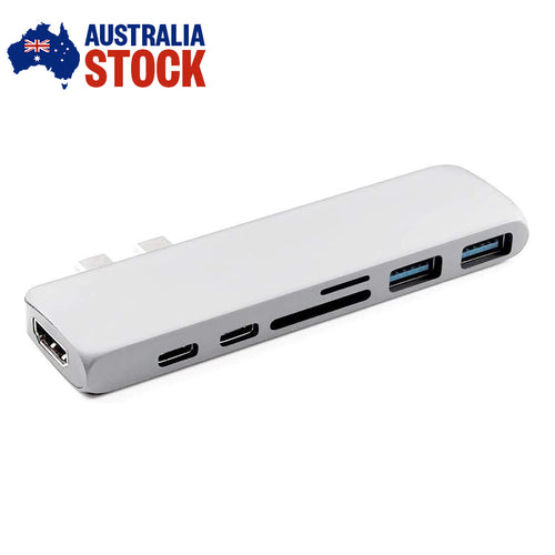 Type C Multiport Hub Output 4K HDMI USB 3.0 USB-C Adapter HUB For MacBook