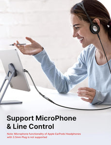 Type C to 3.5mm Headphone Audio Jack Dongle Adapter For iPhone iPad & Android