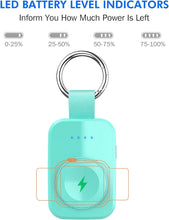 Load image into Gallery viewer, NEW 2024 Portable Wireless Charger 1400mAh Smart Keychain for iWatch Charger 9/8/7/6/SE/5/4/3/2/1/UItra/UItra 2 Unbranded