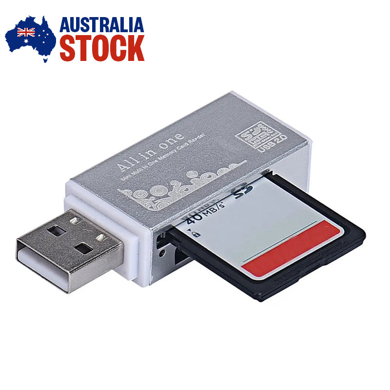 USB Memory Card Reader All in One Micro SD SDHC TF M2 MMC