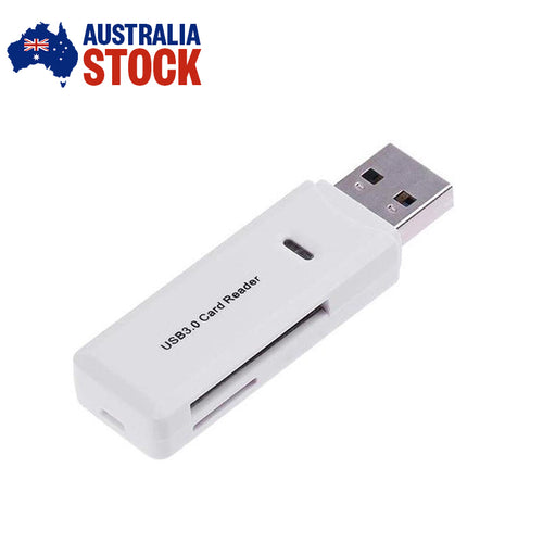 USB 3 Memory Card Reader White SD SDHC SDXC Micro SD Micro SDXC UHS-I TF T-Flash