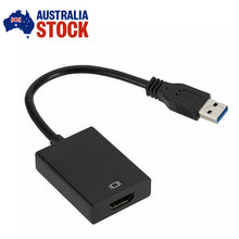 Load image into Gallery viewer, USB 3.0 Male to HDMI Female HD 1080P Converter Cable