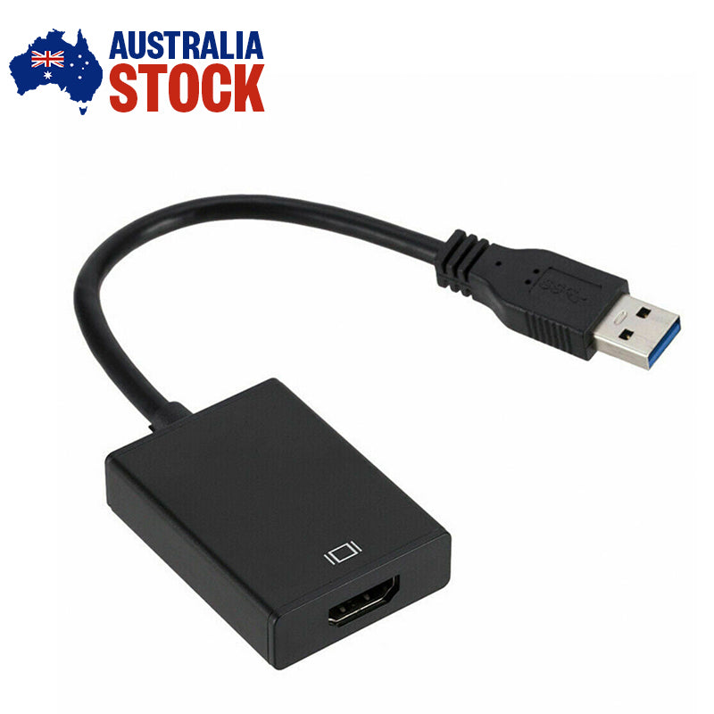 USB 3.0 Male to HDMI Female HD 1080P Converter Cable