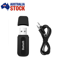 Load image into Gallery viewer, USB Bluetooth Audio Receiver Adaptor Wireless Music 3.5mm Dongle AUX A2DP Car