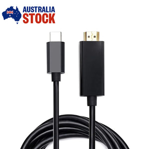 USB Type C to HDMI Cable USB-C 3.1 Male to HDMI Male 4K Adapter Cable