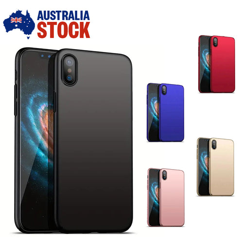 iPhone XS Max Ultra Thin Fit Slim Hard Shockproof Cover For Apple