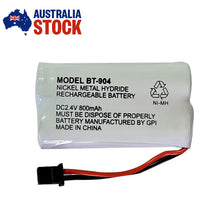 Load image into Gallery viewer, Uniden BT-904 Replacement Battery For Uniden Cordless Phone BT-904 BT-904S BT802 2.4V 800MAH Ni-MH