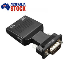 Load image into Gallery viewer, VGA to HDMI VGA Male with Audio HD to HDMI Female Adapter 1080P Video Output