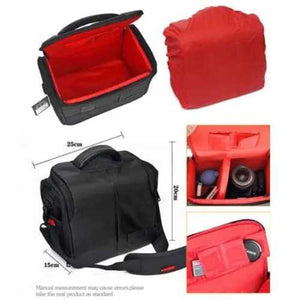 Waterproof Anti Shock DSLR Camera Bag SLR Lens Carry Case With Rain Cover Unbranded