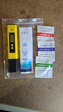 Load image into Gallery viewer, Digital PH Meter Yellow Tester Pen 2 PH Water Tester Hydroponics Aquarium