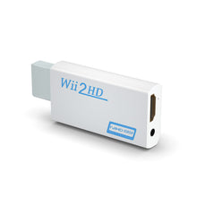 Load image into Gallery viewer, Wii to HDMI adapte with 3.5mm audio adapter