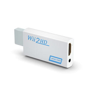 Wii to HDMI adapte with 3.5mm audio adapter