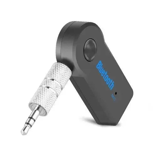 Wireless Car Bluetooth Receiver Adapter 3.5MM AUX Audio Stereo Music Home Hands-free