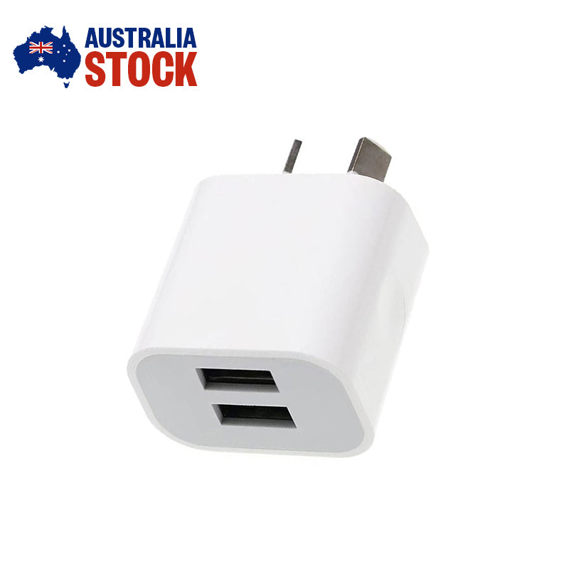 Dual USB AC Charger 5V 2A Wall Home AU Power Adapter