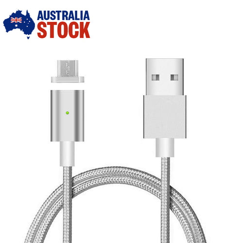 2.4A Micro USB Magnetic Charger Cable 1M for Android Samsung HTC Huawei