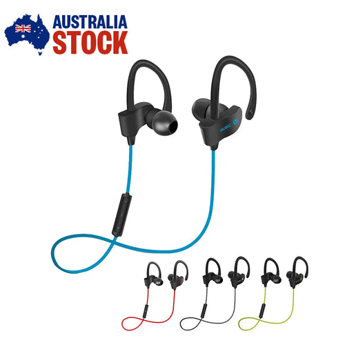Bluetooth 4.1 Wireless Sports Ear Hook Earphones | Sweatproof In-Ear Headphones with Noise Cancelling & HD Stereo Sound