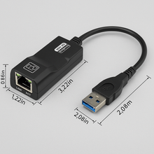 Load image into Gallery viewer, Gigabit Speed USB 3.0 to RJ45 LAN Adapter – High-Speed 1000Mbps Ethernet Converter (AU)
