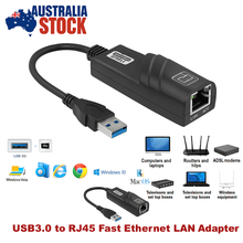 Load image into Gallery viewer, Gigabit Speed USB 3.0 to RJ45 LAN Adapter – High-Speed 1000Mbps Ethernet Converter (AU)