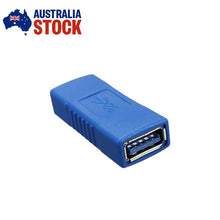 Load image into Gallery viewer, USB 3.0 Type A Female To Female Coupler Adapter Converter Connector