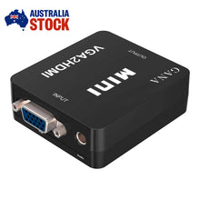 Load image into Gallery viewer, Mini VGA to HDMI 1080P HD Video Converter Adapter Micro USB Power