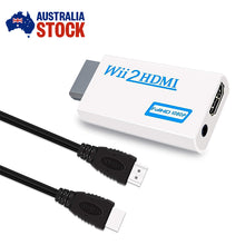 Load image into Gallery viewer, Wii To HDMI Converter and 1M HDMI Cable Combo 1080p HD Video Output