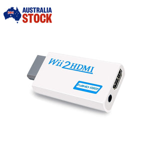 Wii To HDMI Converter with 3.5mm Audio Adapter 1080p HD Video Output