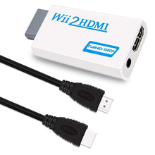 Load image into Gallery viewer, Wii to HDMI adapter and 1M Cable combo