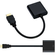 Load image into Gallery viewer, 1080P HDMI Male to VGA Female Video Adapter Cable Converter Built-in Chipset Unbranded