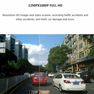 1080P WiFi Car DVR 170° FHD Lens Dash Cam Video Recorder Camera Cam APP Unbranded