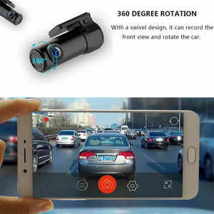 1080P WiFi Car DVR 170° FHD Lens Dash Cam Video Recorder Camera Cam APP Unbranded