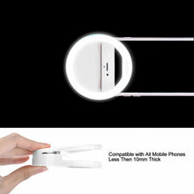 Load image into Gallery viewer, 3 Mode Selfie LED Flash Ring Fill Light Camera Photography For iPhone Samsung LG Unbranded