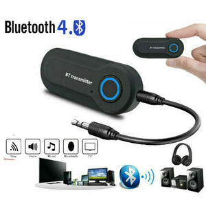 3.5mm Jack Sender Bluetooth 4.2 A2DP Audio Adapter Transmitter For Stereo TV PC Unbranded