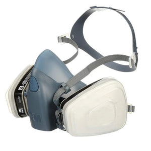 3M Half Facepiece Respirator 7502 Safety Professional Reusable Gas Mask with 3M6001 Organic Vapor Cartridge Unbranded