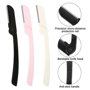 3Pcs Hair Remover Trimmer Facial Eyebrow Razor Shaper Shaver Blade Knife Unbranded