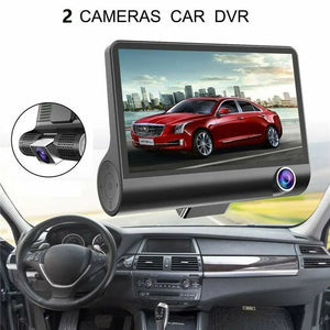 4" LCD 1080P FHD Car DVR 3 Lens Camera Revising Recorder Dash Cams Night Vision Unbranded