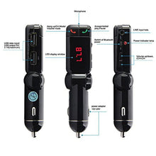 Load image into Gallery viewer, 4-in-1 Bluetooth Car Kit Charger FM Transmitter Unbranded