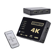 Load image into Gallery viewer, 5 Way 4K Ultra HD HDMI Switch Splitter HDTV Unbranded