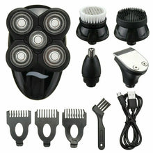 Load image into Gallery viewer, 5 in 1 4D Rechargeable Electric Razor Shaver Waterproof Cordless Trimmer Bald Head Unbranded