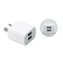 Load image into Gallery viewer, 5V 2A Dual USB AC Wall Home Charger AU Power Adapter Unbranded