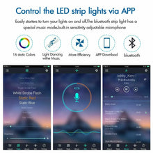 Load image into Gallery viewer, RGB LED Strip Lights IP65 Waterproof 5M 5050 12V + USB Bluetooth Controller AUS One Click Shop Australia