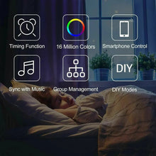 Load image into Gallery viewer, RGB LED Strip Lights IP65 Waterproof 5M 5050 12V + USB Bluetooth Controller AUS One Click Shop Australia