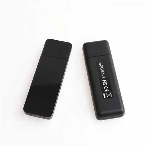 600Mbps Dual Band 2.4Ghz 5Ghz USB WiFi Dongle AC600 Wireless Lan Network Adapter Unbranded