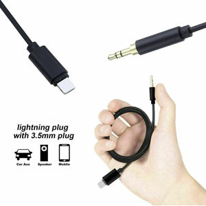 8 Pin Lightning to 3.5mm Male Audio Jack Cable For iPhone Unbranded