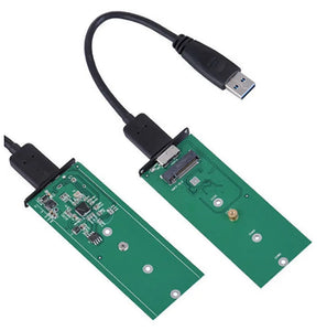 Aluminium M.2 NGFF SSD SATA TO USB 3.0 External Enclosure Storage Case Unbranded