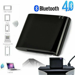 Bluetooth 4.1 Music Audio Adapter Receiver 30 Pin Dock Speaker for iPod iPhone Unbranded