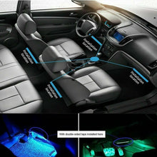 Load image into Gallery viewer, Car Interior RGB LED Strip Lights 5050 12V IP65 Waterproof Music +Controller Unbranded